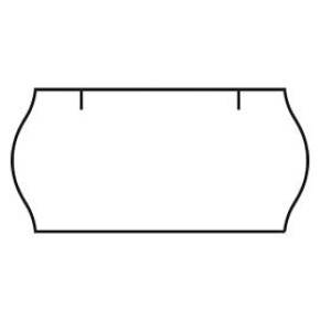 cenovkové etikety 22x12 CONTACT METO 6 - biele (pre etiketovacie kliešte) 1.500 ks/rol.