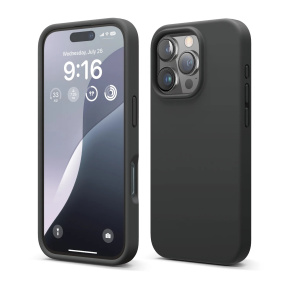 Elago kryt Silicone Case pre iPhone 16 Pro - Black