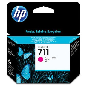 HP 711, atramentová náplň pre HP DesignJet T120, T520, Magenta