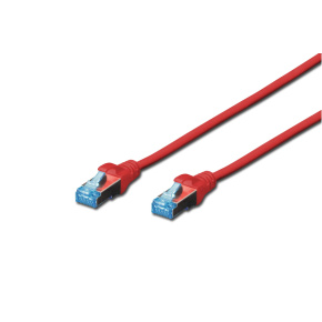 DIGITUS patchcable Cat5E, SF/UTP - 0,5m, red