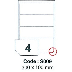 etikety RAYFILM 300x100 vysokolesklé biele laser SRA3 R0119S009D (300 list./SRA3)