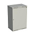Rozvaděč nástěnný SENSA 18U 400mm, dveře plech, RAL 7035, SENSA-18U-64-21-G