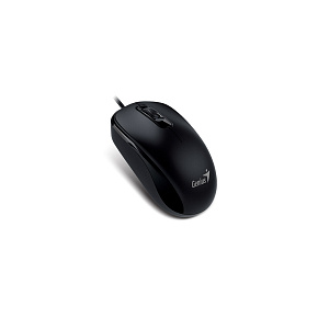 GENIUS DX-110/Kancelárska/Optická/1 000 DPI/Drôtová USB/Čierna