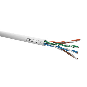 Instalační kabel Solarix CAT5E UTP PVC E<sub>ca</sub> 305m/box SXKD-5E-UTP-PVC Instalační kabel Solarix CAT5E UTP PVC E<sub>ca</sub> 305m/box SXKD-5E-UTP-PVC