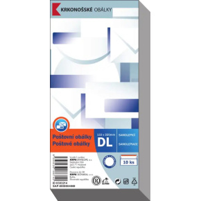 Obálky DL samolepiace  / 10 fólia