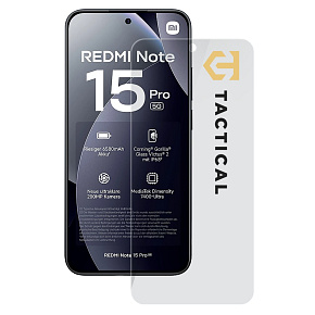 Tactical Glass Shield 2.5D sklo pre Xiaomi Redmi Note 15 Pro 5G Clear Tactical Glass Shield 2.5D sklo pre Xiaomi Redmi Note 15 Pro 5G Clear