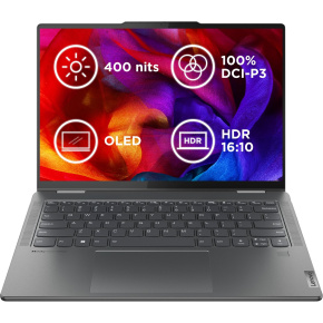 Lenovo YOGA 7 2in1 14AHP9 Ryzen7 8840HS 16GB 1TB-SSD 14"WUXGA OLED GL Touch IntegRadeon PEN Win11Home Storm Grey