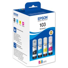 multipack EPSON ecoTANK 103 CMYK (4x65ml) (C13T00S64A)