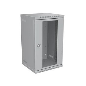 Nástěnný rozvaděč 10" 9U RAL 7035 skleněné dveře LC-10-9-11-G Nástěnný rozvaděč 10" 9U RAL 7035 skleněné dveře LC-10-9-11-G