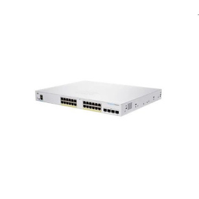 Cisco switch CBS250-24PP-4G (24xGbE,4xSFP,24xPoE+,100W,fanless) - REFRESH