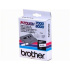 páska BROTHER TX221 čierne písmo, biela páska Tape (9mm)