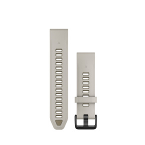Silikonový remienok QuickFit 20 - Fog Gray/Dark Sandstone