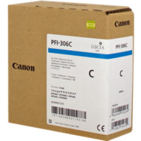kazeta CANON PFI-306C cyan iPF 8300/8300s/8400/8400s/9400/9400s (330 ml)