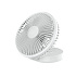 Platinet PRDF0396 skladací stolný ventilátor 19 cm, akumulátor 2400 mAh, biela