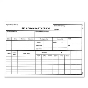 Skladová karta A5 – kartón - akcia - do vypredania zásob Skladová karta A5 – kartón - akcia - do vypredania zásob