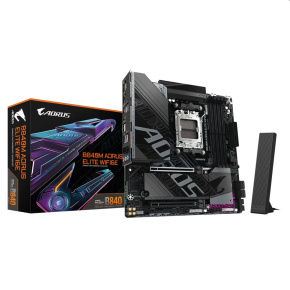 Gigabyte AORUS B840M ELITE WIFI6E, AMD B840, AM5, 4xDDR5, mATX