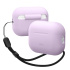 Elago Airpods Pro 2 Silicone Case with Nylon Lanyard - Lavender