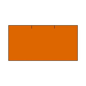 Etikety cenovkové Contact 37x19 oranžové Etikety cenovkové Contact 37x19 oranžové