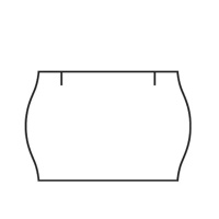 Etikety cenovkové Contact Meto 14 - 25x16 biele