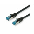 Patchcable Cat6A, S/FTP (PiMF), LSOH - 1m, black