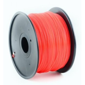 PLA plastic filament for 3D printers, 1.75 mm diameter, red