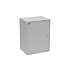 Rozvaděč nástěnný GrandN DUO 16U 450mm, dveře plech, RAL 7035, GrandND-16U-645-21-G