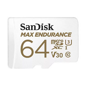 SanDisk Max Endurance/micro SDXC/64GB/100MBps/UHS-I U3/Class 10/+ Adaptér