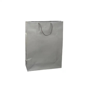 Taška 240x90x320 lamino strieborná 200ks/krt