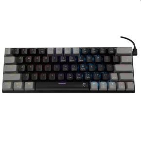 White Shark Gaming mechanical keyboard WAKIZASHI 2, blue switch, US, black/gray