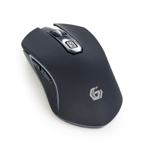 Mouse GEMBIRD MUSGW-6BL-01, gaming, wireless, RGB LED, 3200DPI, USB