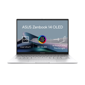 ASUS Zenbook 14/CORE U9-285H/32GB/1TB SSD/Arc 140T/14"OLED/Win11PRO/Silver