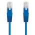 Cable C-TECH patchcord Cat5e, UTP, blue, 0.5m