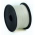 ABS plastic filament for 3D printers, 1.75 mm diameter, natural