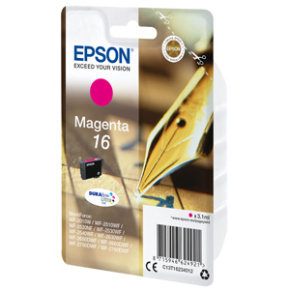 kazeta EPSON WF2520/2530/2540/2750 T162 Magenta 16 (C13T162340)