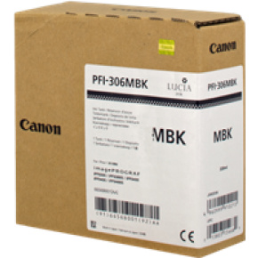 kazeta CANON PFI-306MBK matte black iPF 8300/8300s/8400/8400s/9400/9400s (330 ml)