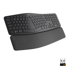 Logitech K860 ERGO Wireless keyboard, CZ/SK INTL, GRAPHITE