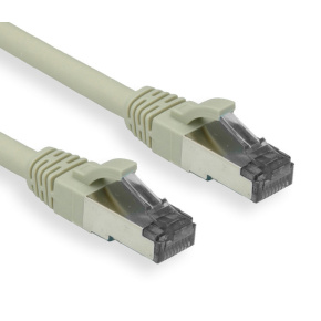 OXnet patchcable Cat6A, S/FTP (PiMF), LSOH - 0,25m, gray
