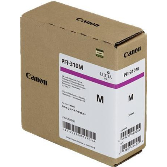 kazeta CANON PFI-310M magenta TX-2000/2100/3000/3100/4000/4100 (330ml) (2361C001)