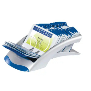 Vizitkár Visifix Desk strieborný/modrý