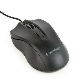 Mouse GEMBIRD MUS-3B-01, black, USB