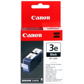 kazeta CANON BCI-3eBK black BJC 3000/6000, S400/600, Pixma iP 3000/4000 (500 str.)