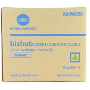 toner MINOLTA TNP49Y yellow Bizhub C3351/C3851 (12000 str.)