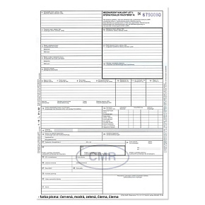 CMR – 5 listov CMR – 5 listov