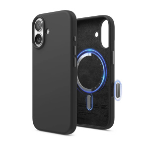 Elago kryt Silicone Case Magsafe Camera Control pre iPhone 17 - Black