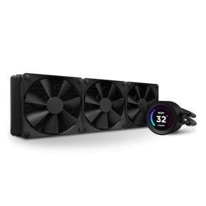 NZXT AIO liquid cooler CPU Kraken 360 ELITE / 3x120mm fan / 4-pin PWM / LCD display / black