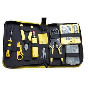 W-star Sada náradia pre sieťárov WS5008, 10 kusov, tester RJ45, narážač, kliešte RJ45 RJ11,12 W-star Sada náradia pre sieťárov WS5008, 10 kusov, tester RJ45, narážač, kliešte RJ45 RJ11,12