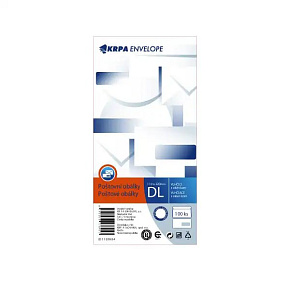 Obálky DL vlhčiaca klopa / 50 fólia Obálky DL vlhčiaca klopa / 50 fólia