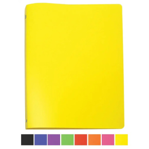 Poradač 4-krúžkový A4  2,5cm PP Classic (nepriehľadný) žltý  (šanón) - dopredaj