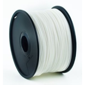 ABS plastic filament for 3D printers, 1.75 mm diameter, white