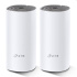 tp-link Deco E4(2-PACK), AC1200 Whole-Home Mesh Wi-Fi System, Qualcomm CPU, 867Mbps at 5GHz+300Mbps at 2.4GHz, 2 10/100Mbps Port